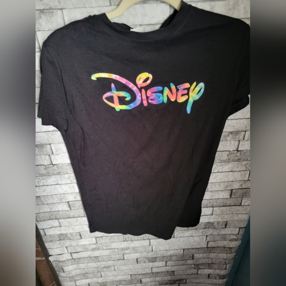 Disney Rainbow tie dye graphic Tshirt Size XL
